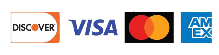 Accepted payment cards