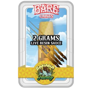2G BARE CARTS (LIVE RESIN) - BANANA JELOUSY