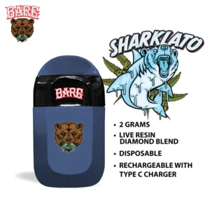 BARE 2G DISPOSABLES VAPES - BLUE SHARKLATO
