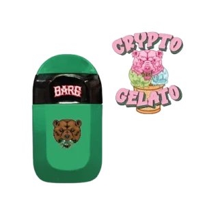 BARE 2G DISPOSABLES VAPES - GREEN CRYPTO GELATO