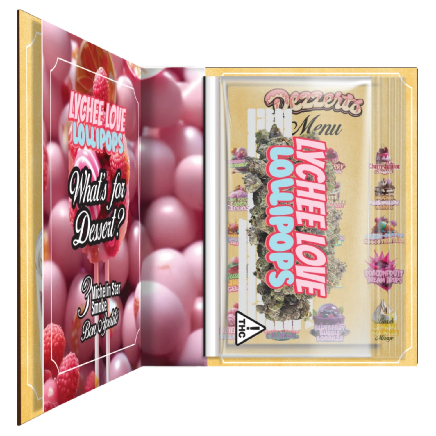 DEZZERTS - LYCHEE LOVE LOLLIPOPS